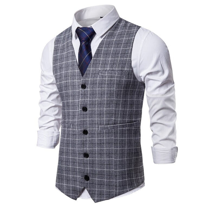 Men's Slim Fit Classic Vintage Suit Vests