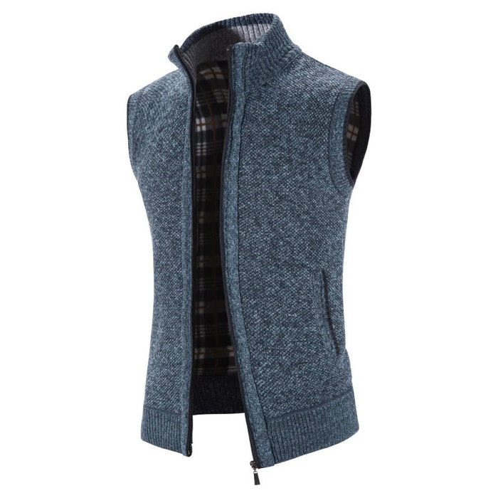 Men's Thick Warm Sleeveless Knitted Vests