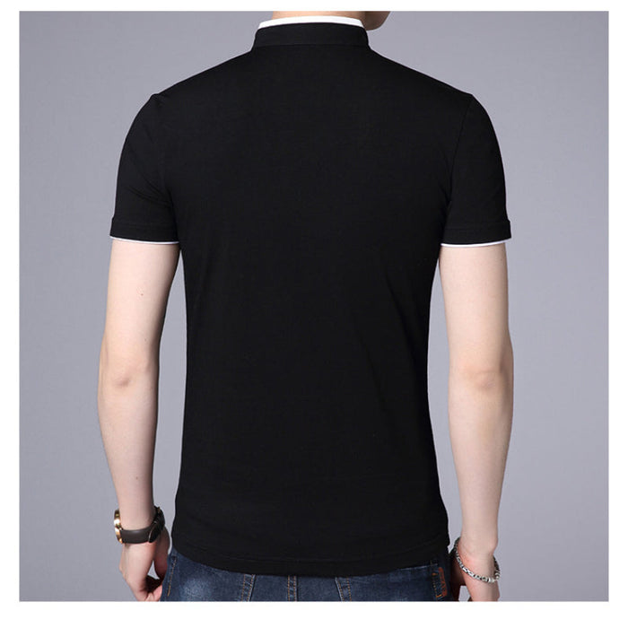 Men's Casual Solid Short Sleeved T-Shirt