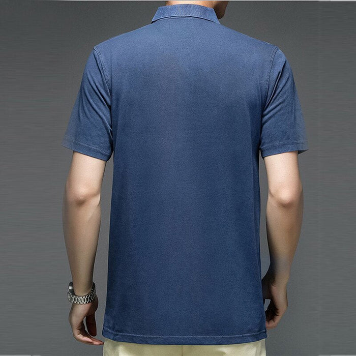 Men's Retro Style Cotton Pocketed T-Shirt