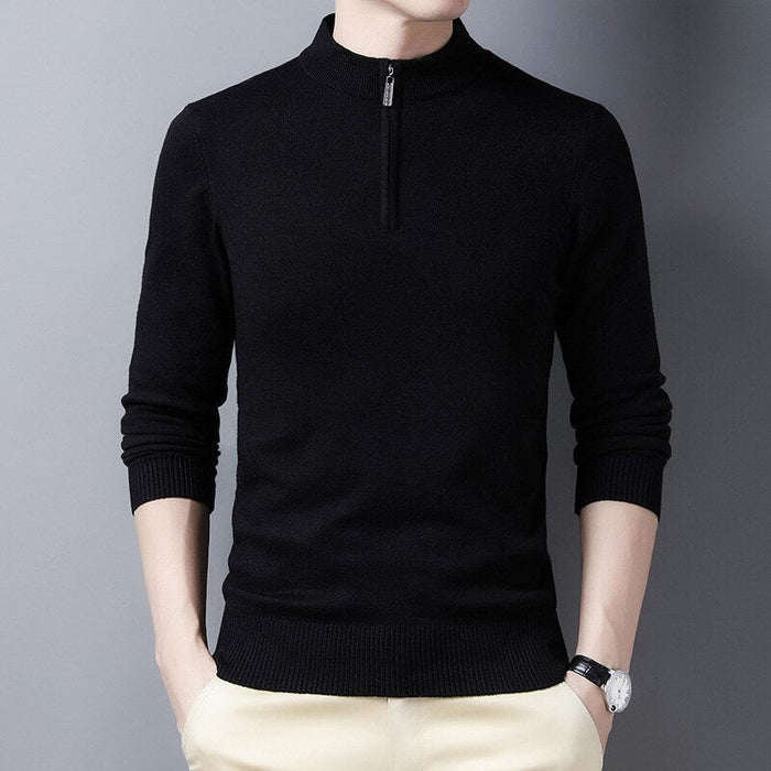 Men's Half Zip Pullover Slim Fit Sweatshirt