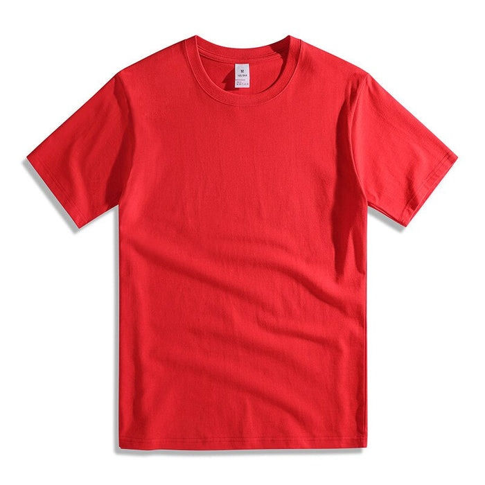 Solid Short Sleeve O-Neck T-Shirt For Men