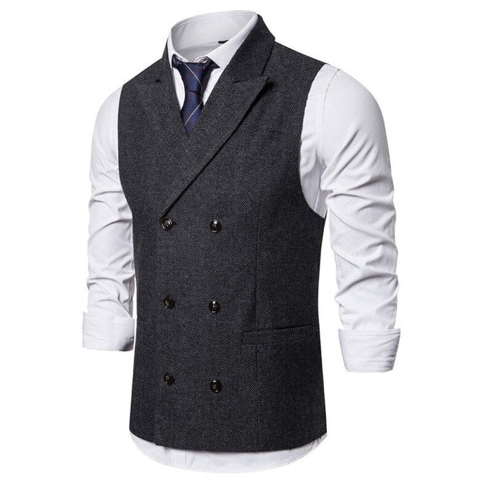 Men's Double Breasted Suit Vests